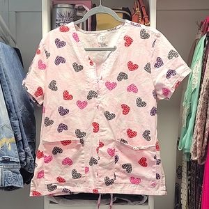 Breast Cancer scrub top